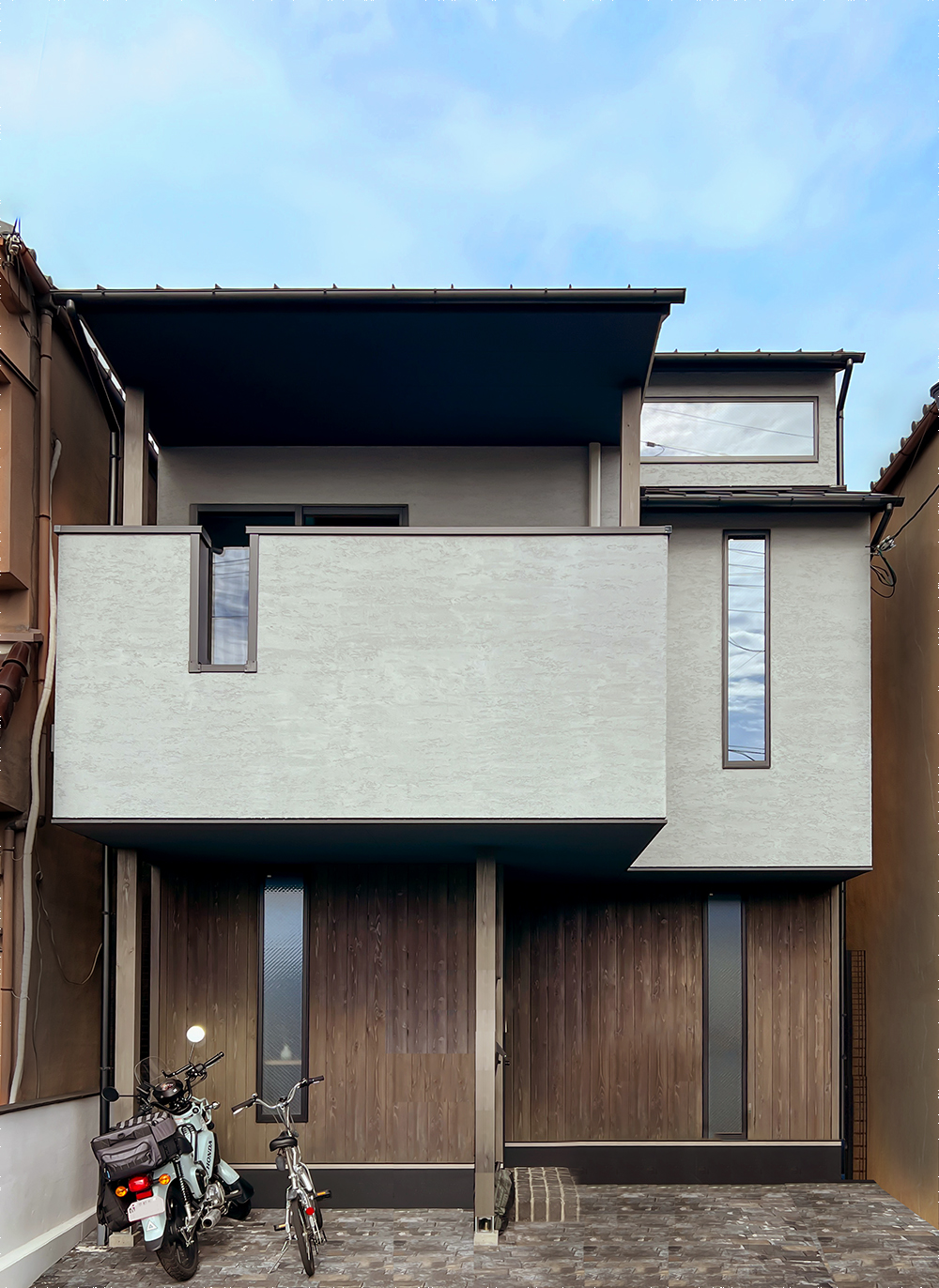 京都の狭小住宅